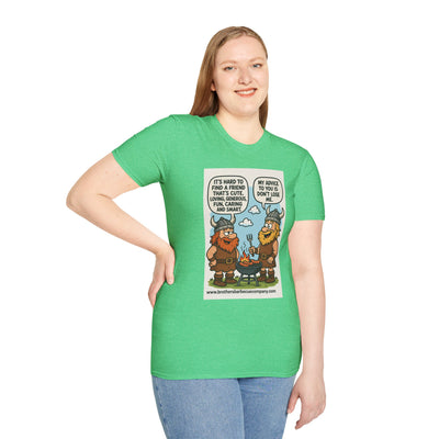 Funny Viking Quote Unisex T-Shirt, Humor Tee, Casual Wear, Gift for Friends, Unique Design, Versatile Style