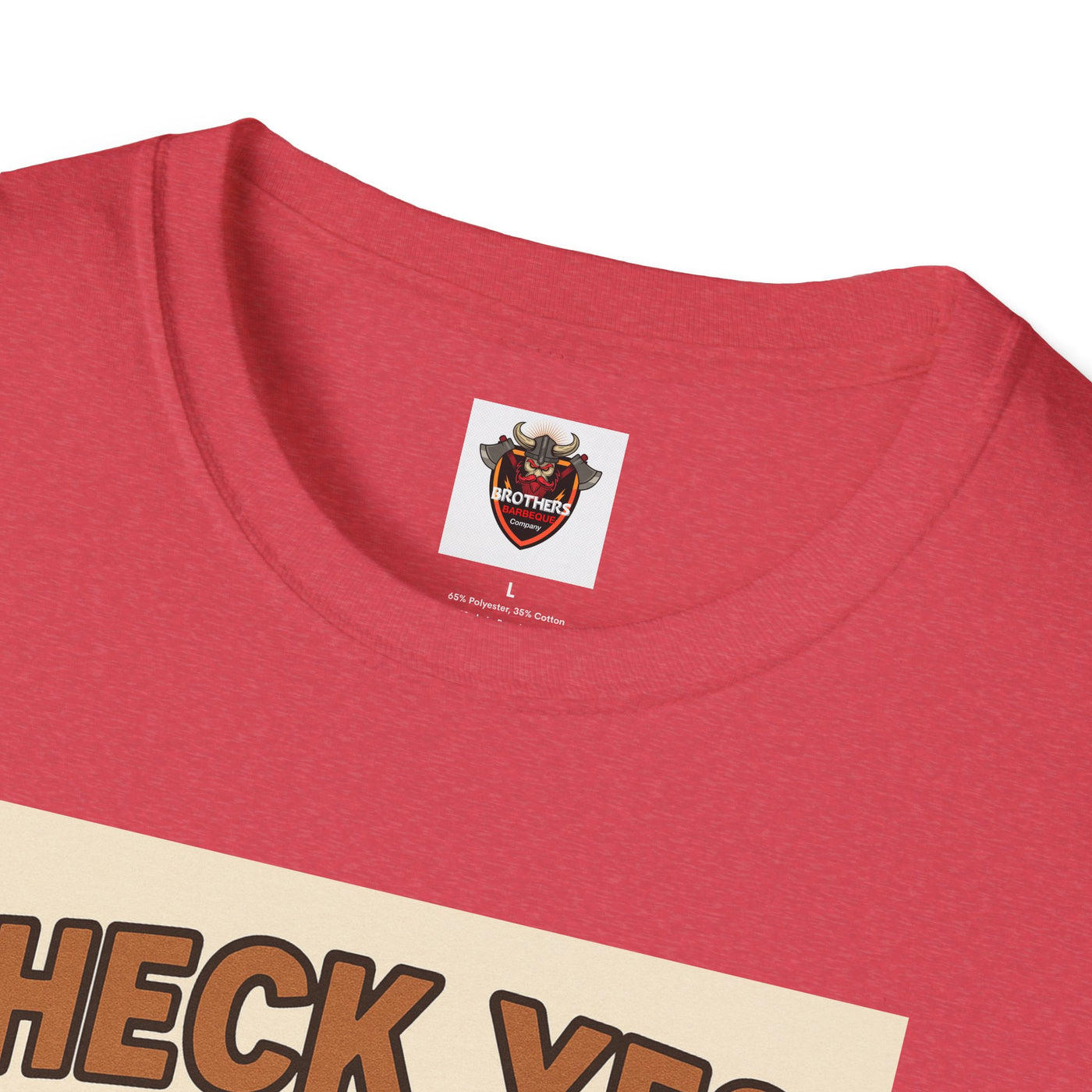 Heck Yes I Eat Ribs Unisex T-Shirt, Funny BBQ Shirt, Gift for Food Lovers, Raccoon Graphic Tee, Summer BBQ Attire