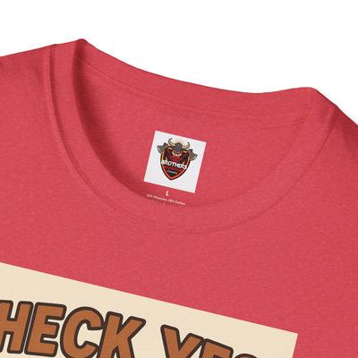 Heck Yes I Eat Ribs Unisex T-Shirt, Funny BBQ Shirt, Gift for Food Lovers, Raccoon Graphic Tee, Summer BBQ Attire