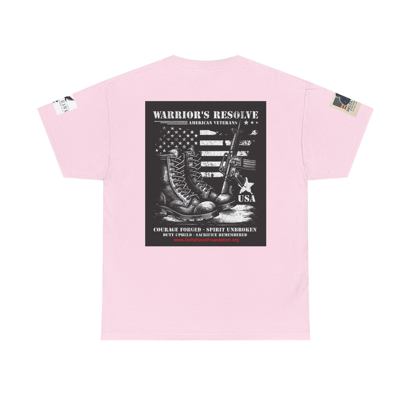 Patriotic Warrior Tee - Delta Hawk Foundation