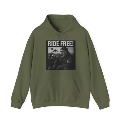 Ride Free! Unisex Heavy Blend Hooded Sweatshirt - Biker Style Hoodie, Motorcycle Apparel, Gift for Motorcycle Enthusiasts, Perfect for [...]