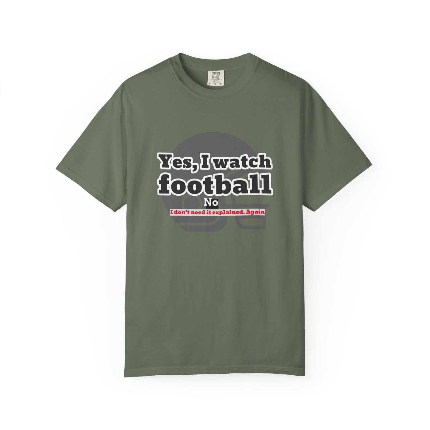 Football Fan T-Shirt, Unisex Casual Tee, Game Day Shirt, Sports Humor Top, Gift for Him or Her