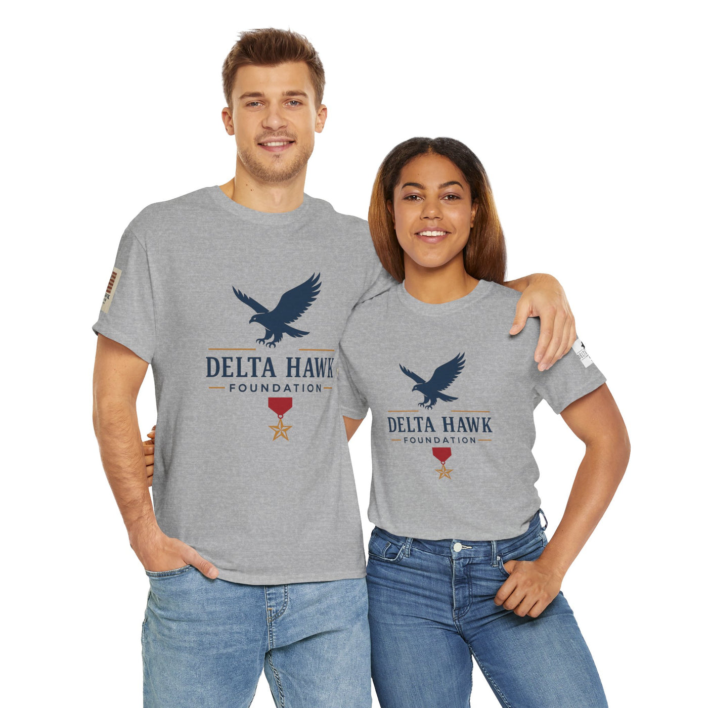 Patriotic Warrior Tee - Delta Hawk Foundation