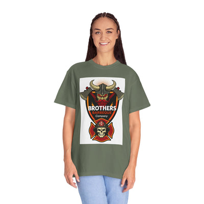 Firefighter Brotherhood T-Shirt | Gift for Firemen, Barbecue Apparel, Mental Health Awareness, Casual Wear, Unique Firefighter Gift