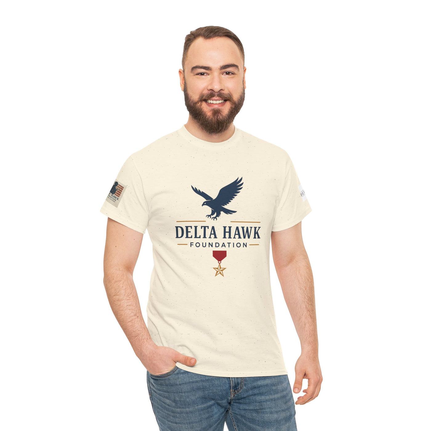 Patriotic Warrior Tee - Delta Hawk Foundation