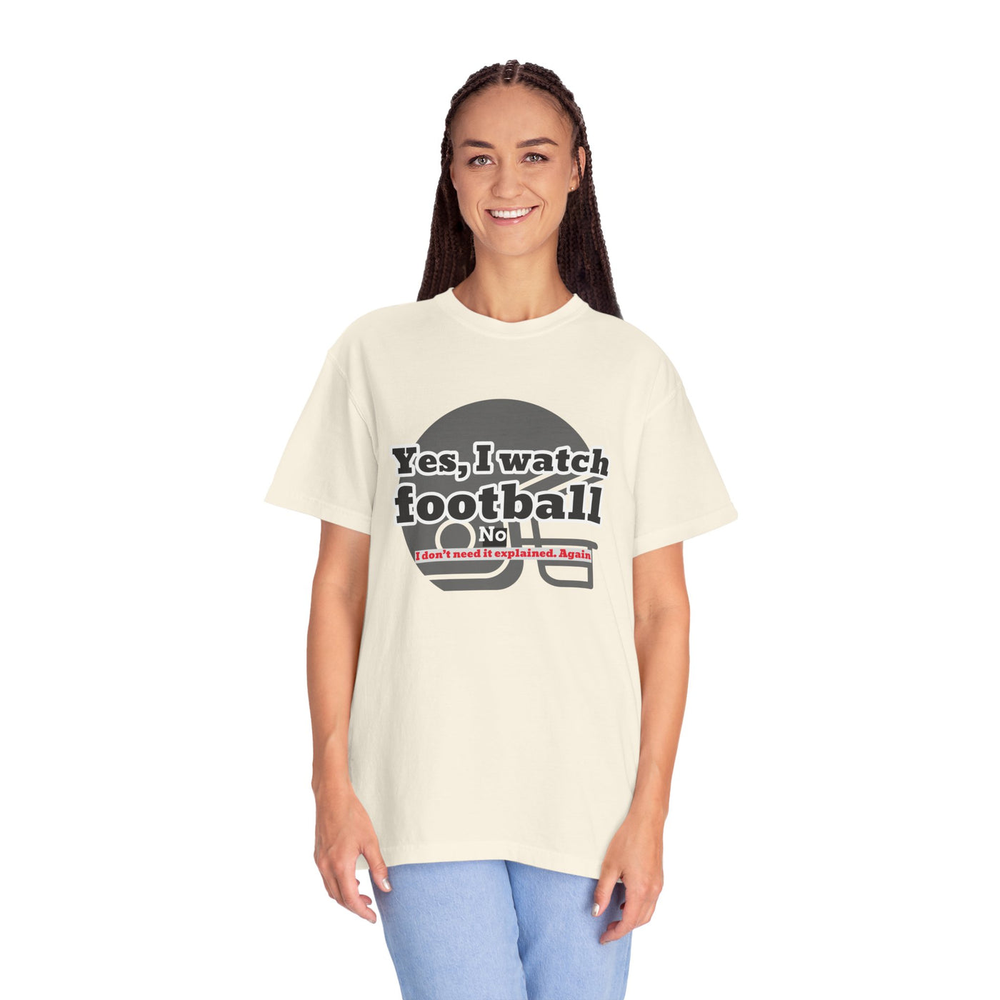 Football Fan T-Shirt, Unisex Casual Tee, Game Day Shirt, Sports Humor Top, Gift for Him or Her