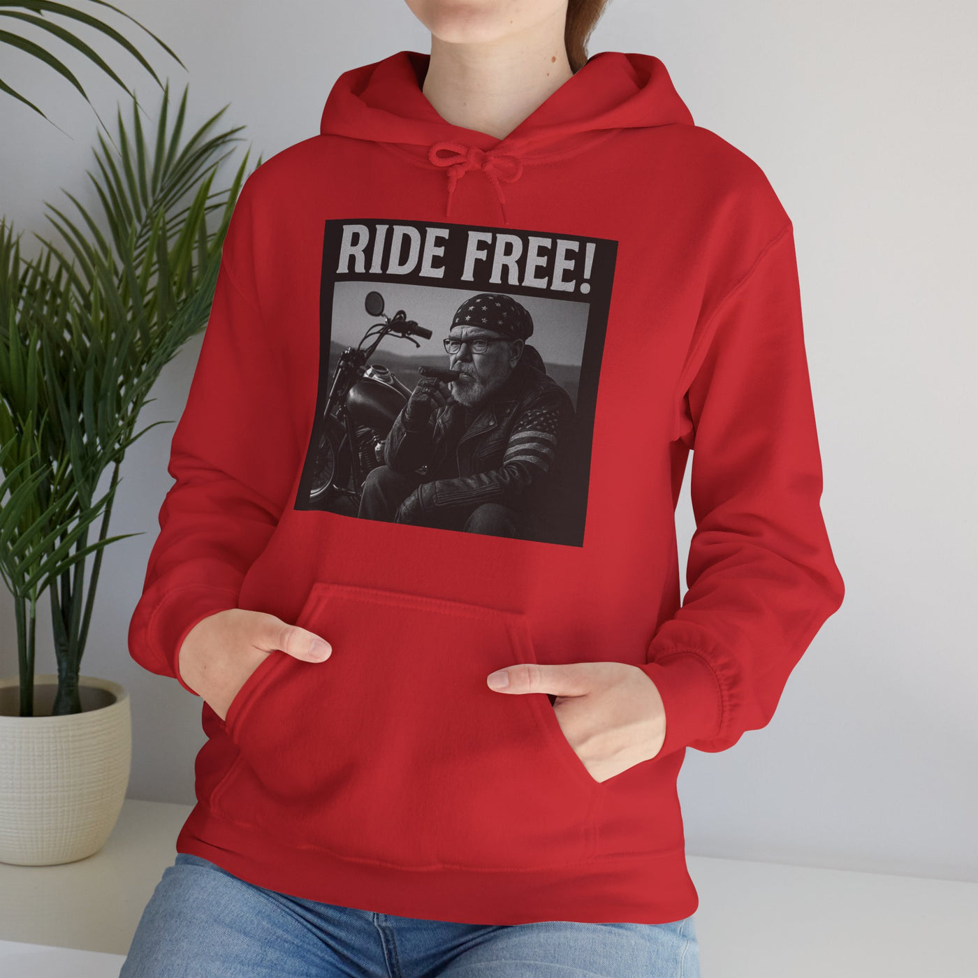Ride Free! Unisex Heavy Blend Hooded Sweatshirt - Biker Style Hoodie, Motorcycle Apparel, Gift for Motorcycle Enthusiasts, Perfect for [...]