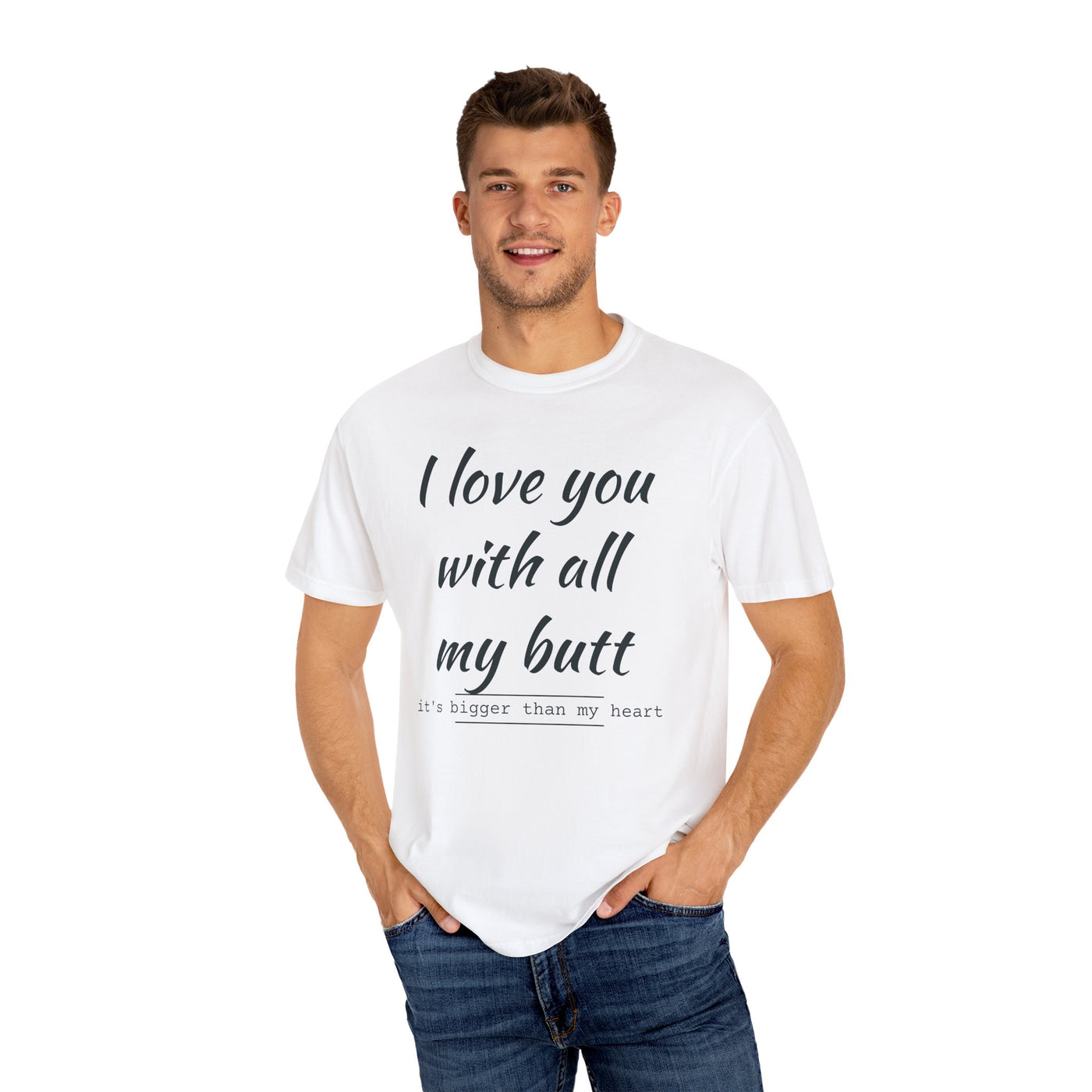 Funny Love T-Shirt, Gift for Partner, Cute Couples Tee, Heartfelt Humor Shirt, Anniversary Gift, Valentine's Day Top