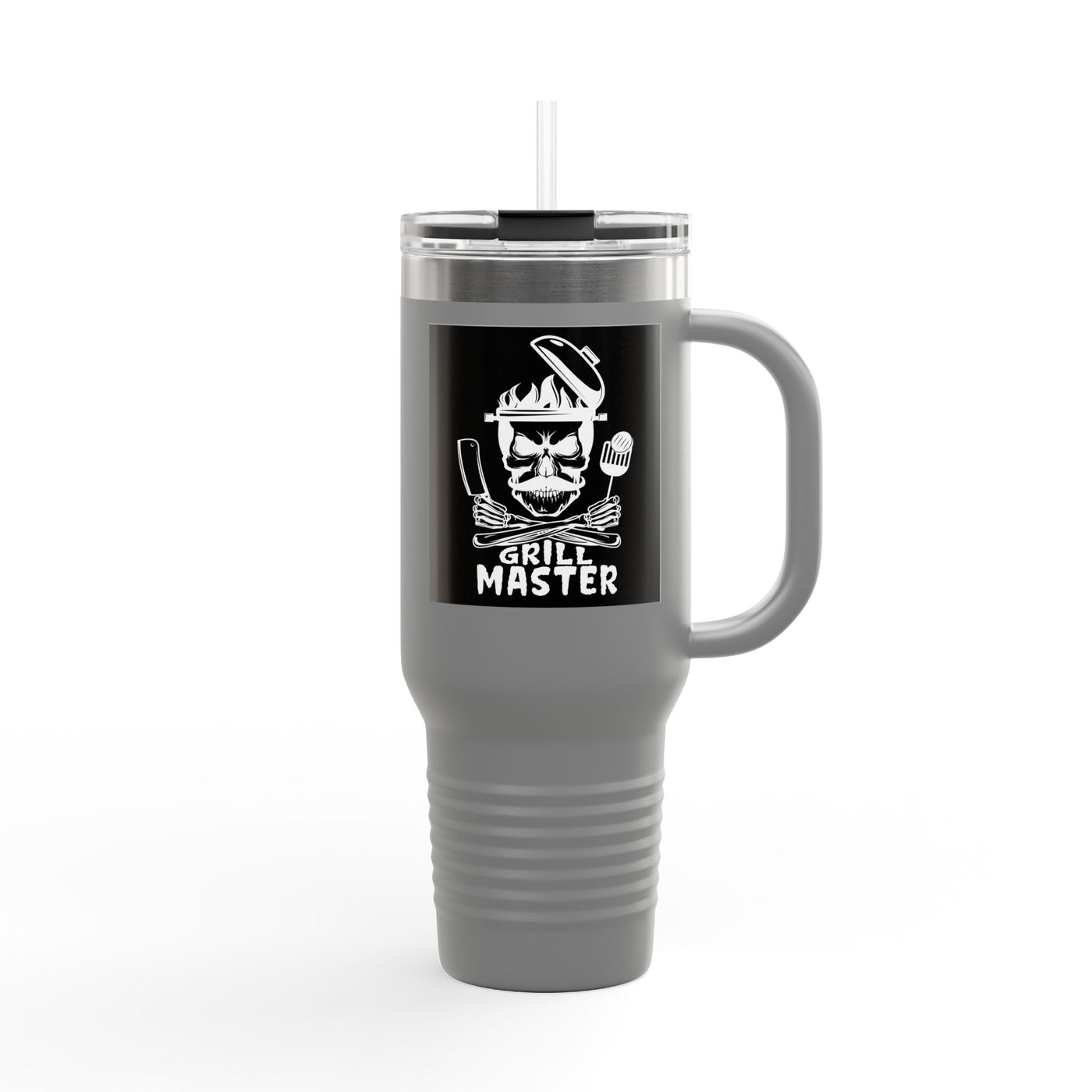 Grill Master Insulated Travel Mug, 40oz | Perfect Gift for BBQ Lovers, Outdoor Adventures, Summer Parties, Father's Day Gift, Road Trips