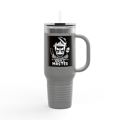 Grill Master Insulated Travel Mug, 40oz | Perfect Gift for BBQ Lovers, Outdoor Adventures, Summer Parties, Father's Day Gift, Road Trips