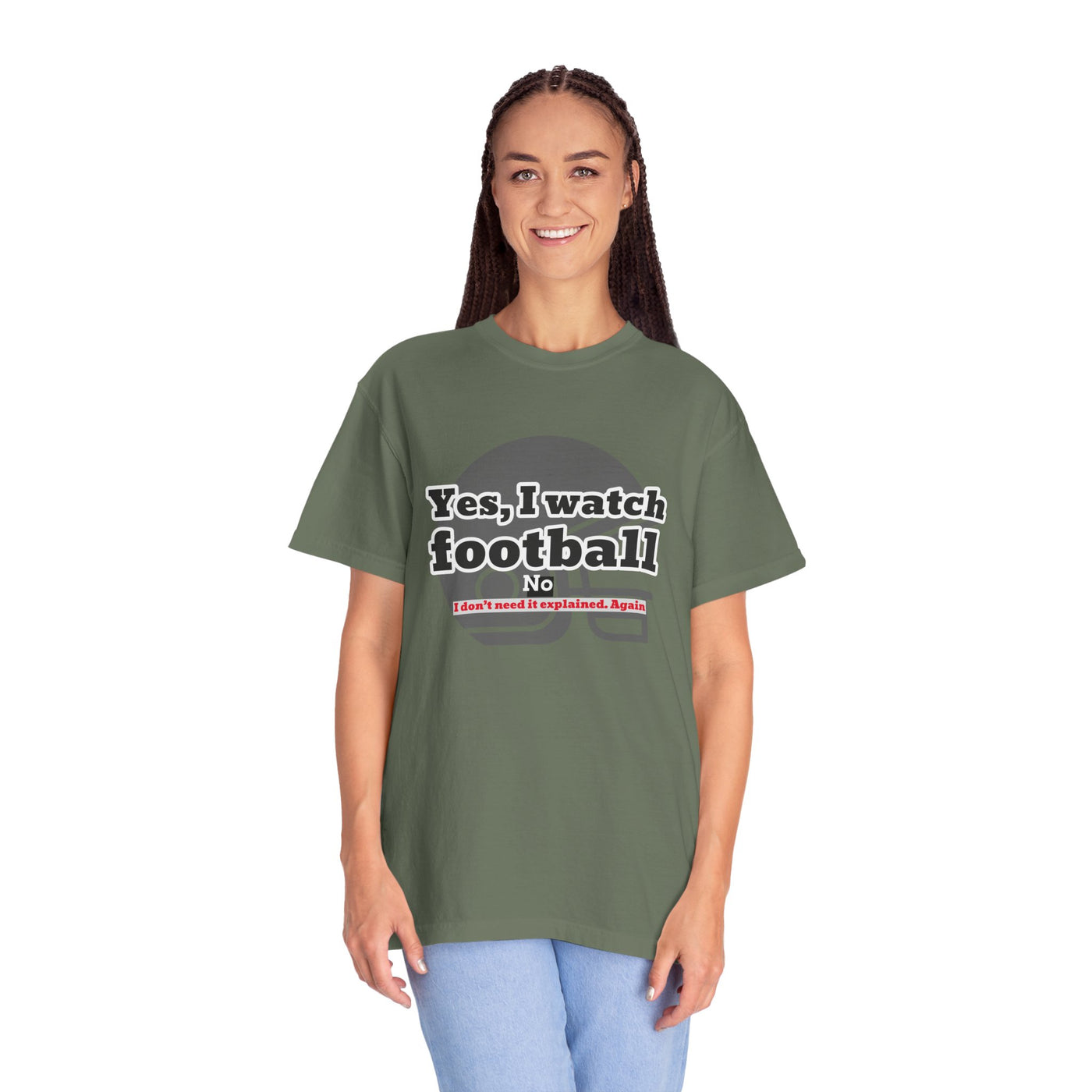Football Fan T-Shirt, Unisex Casual Tee, Game Day Shirt, Sports Humor Top, Gift for Him or Her