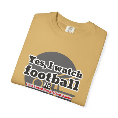 Football Fan T-Shirt, Unisex Casual Tee, Game Day Shirt, Sports Humor Top, Gift for Him or Her