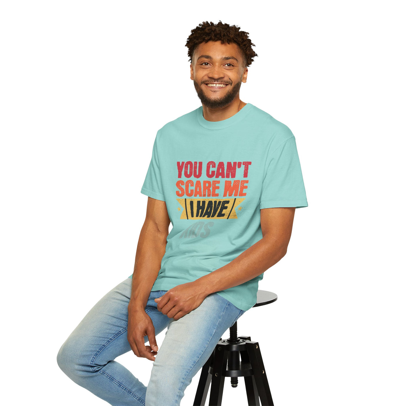 Funny Parent T-Shirt, You Can't Scare Me I Have Kids, Gift for Moms, Dads, Family Reunion, Humor Tee, Birthday Present
