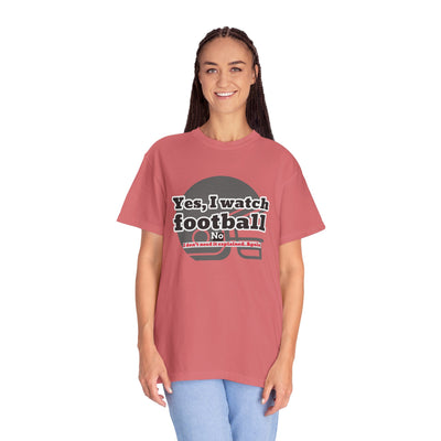 Football Fan T-Shirt, Unisex Casual Tee, Game Day Shirt, Sports Humor Top, Gift for Him or Her