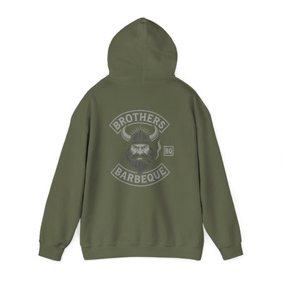 Freedom & Barbeque Unisex Heavy Blend™ Hooded Sweatshirt, Cozy Pullover, Gift for BBQ Lovers, Casual Wear, Freedom Theme, Outdoor Events