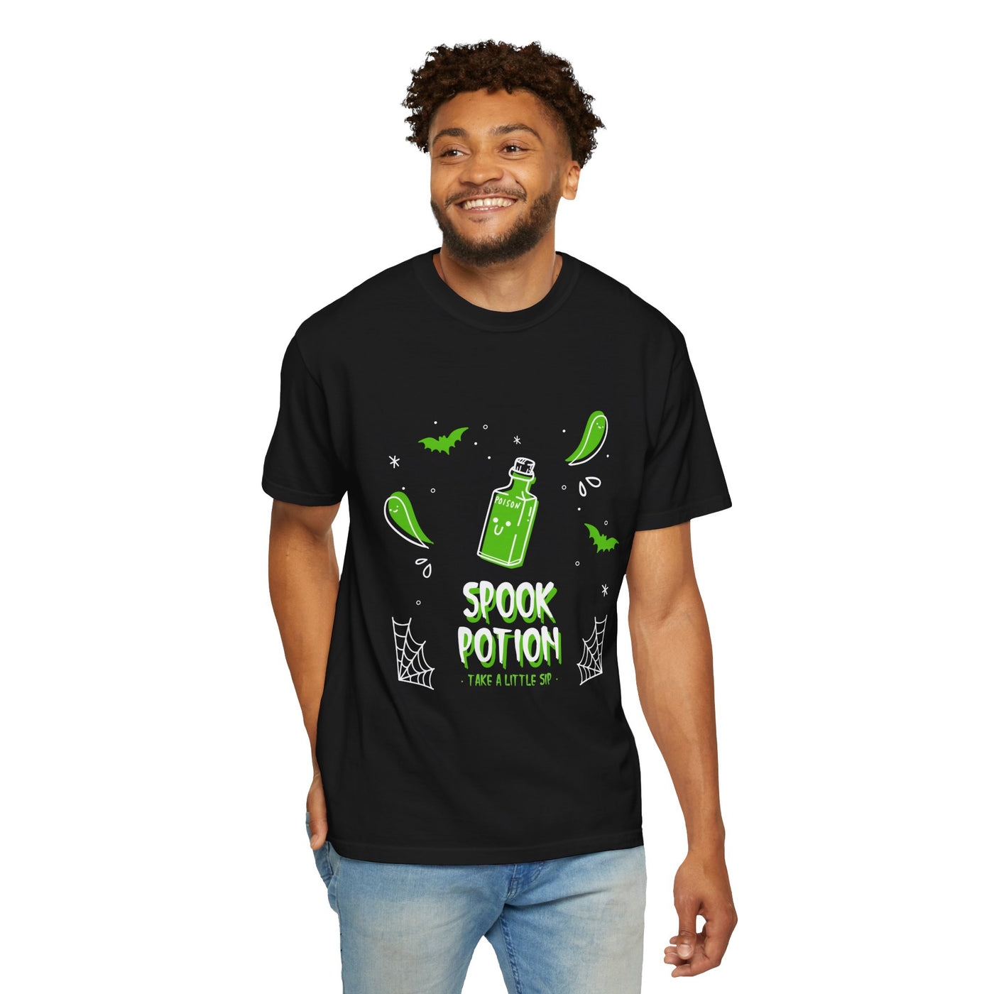 Spooky Potion Unisex T-Shirt - Halloween Tee, Funny Gift, Cute Fall Fashion, Ghosts, Trick-or-Treat, Casual Outfit