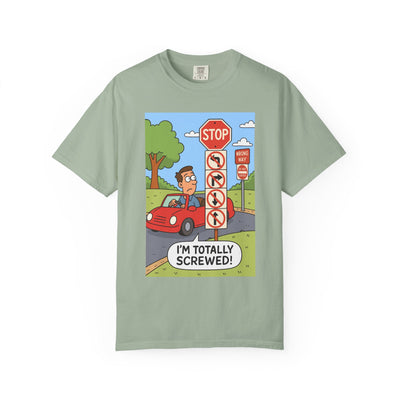 Funny Unisex T-shirt - I'm Totally Screwed, Humorous Tee, Gift for Drivers, Comical Car Shirt, Everyday Wear, Road Trip Apparel