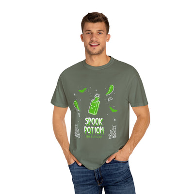Spooky Potion Unisex T-Shirt - Halloween Tee, Funny Gift, Cute Fall Fashion, Ghosts, Trick-or-Treat, Casual Outfit