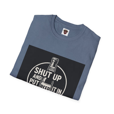 Funny Beer Quote Unisex T-Shirt, Humor Tee for Party, Birthday Gift, Barbecue, Casualwear, Beer Lover Apparel