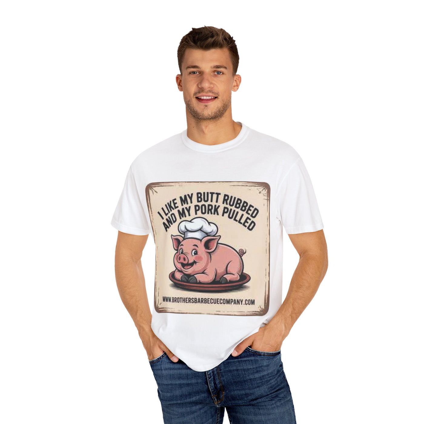Funny BBQ T-Shirt, I Like My Butt Rubbed and My Pork Pulled Tee, Gift for Grill Masters, Cooking Enthusiasts, Summer Gatherings, [...]