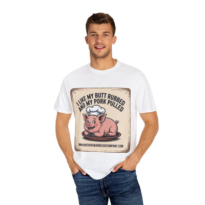 Funny BBQ T-Shirt, I Like My Butt Rubbed and My Pork Pulled Tee, Gift for Grill Masters, Cooking Enthusiasts, Summer Gatherings, [...]