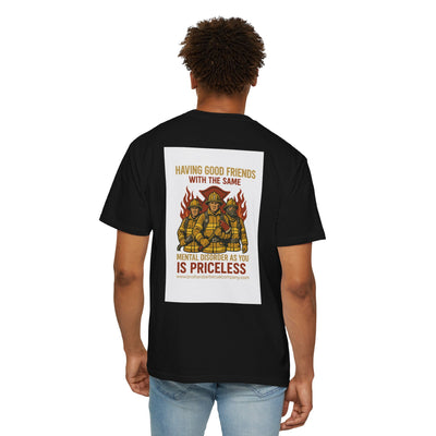 Firefighter Brotherhood T-Shirt | Gift for Firemen, Barbecue Apparel, Mental Health Awareness, Casual Wear, Unique Firefighter Gift