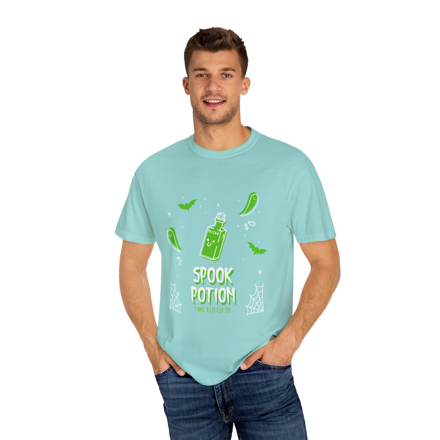 Spooky Potion Unisex T-Shirt - Halloween Tee, Funny Gift, Cute Fall Fashion, Ghosts, Trick-or-Treat, Casual Outfit