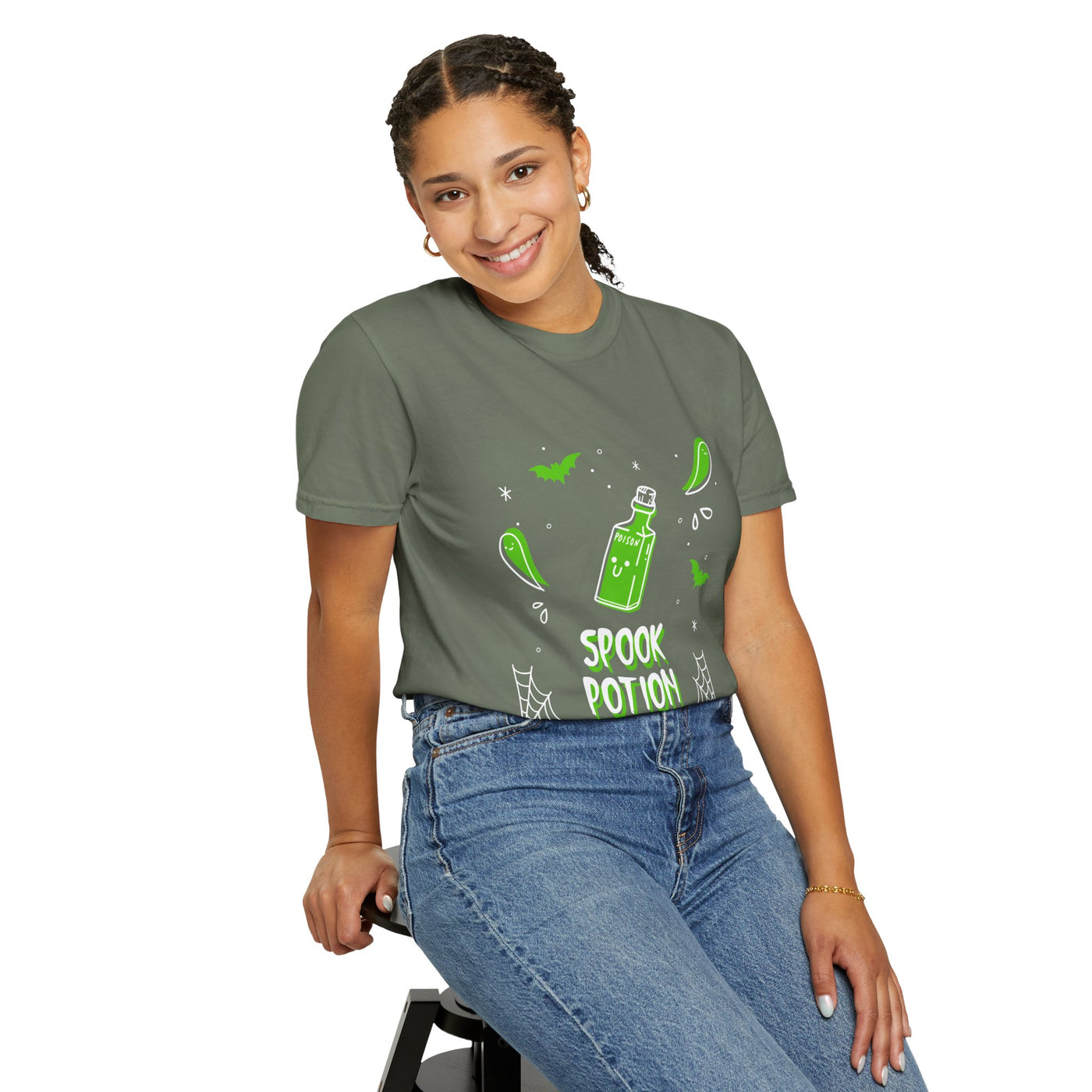 Spooky Potion Unisex T-Shirt - Halloween Tee, Funny Gift, Cute Fall Fashion, Ghosts, Trick-or-Treat, Casual Outfit