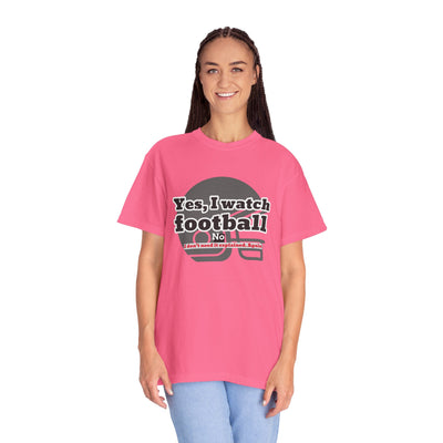 Football Fan T-Shirt, Unisex Casual Tee, Game Day Shirt, Sports Humor Top, Gift for Him or Her