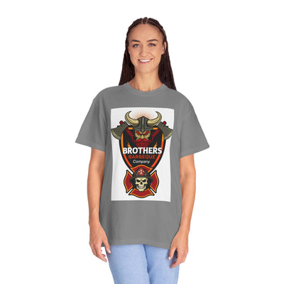 Firefighter Brotherhood T-Shirt | Gift for Firemen, Barbecue Apparel, Mental Health Awareness, Casual Wear, Unique Firefighter Gift