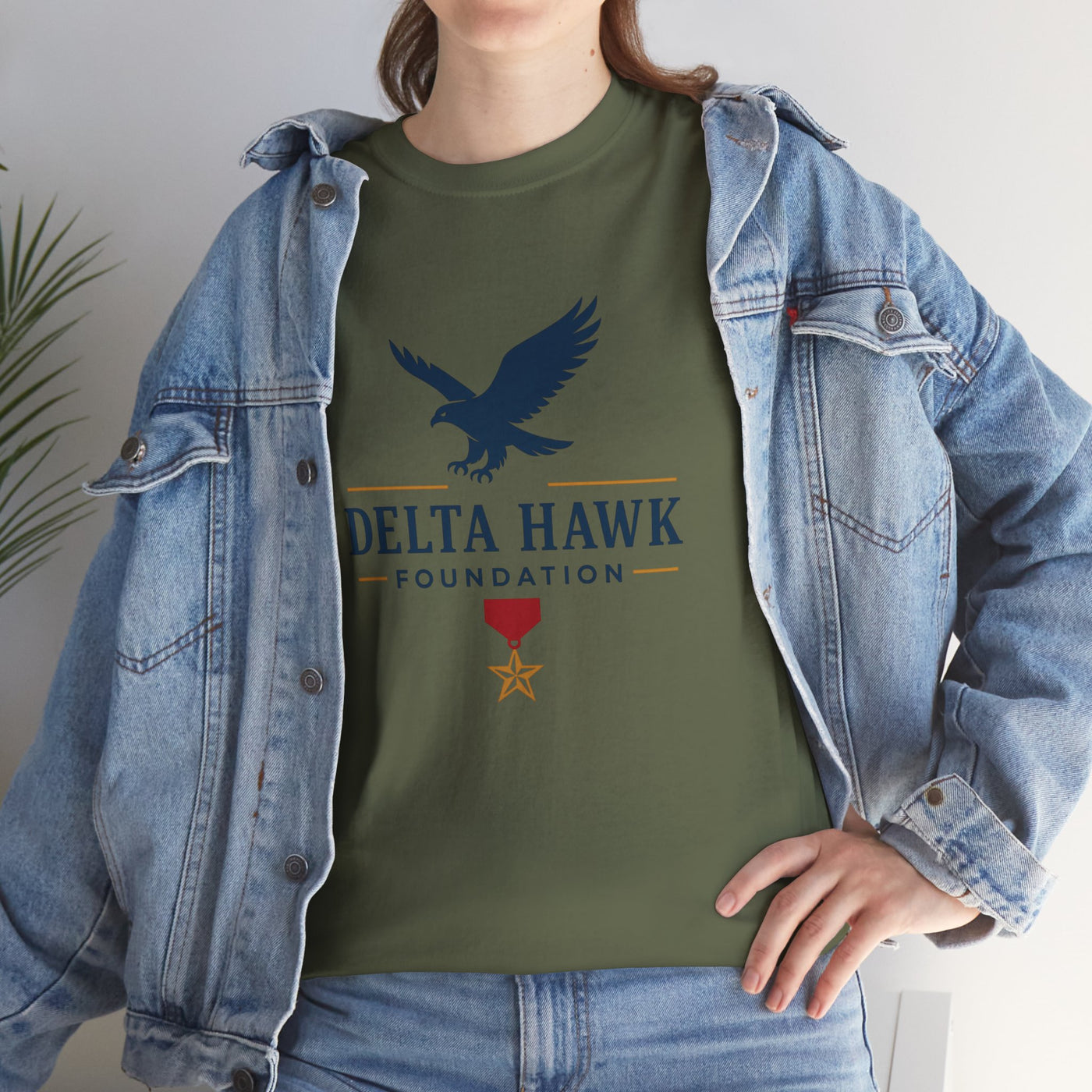 Patriotic Warrior Tee - Delta Hawk Foundation