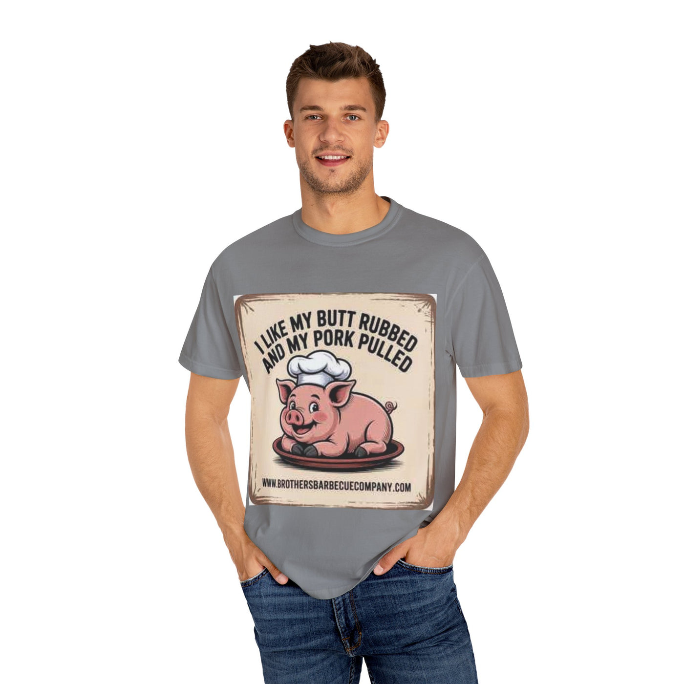 Funny BBQ T-Shirt, I Like My Butt Rubbed and My Pork Pulled Tee, Gift for Grill Masters, Cooking Enthusiasts, Summer Gatherings, [...]