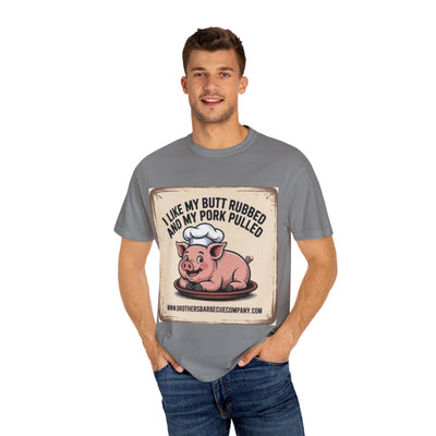 Funny BBQ T-Shirt, I Like My Butt Rubbed and My Pork Pulled Tee, Gift for Grill Masters, Cooking Enthusiasts, Summer Gatherings, [...]