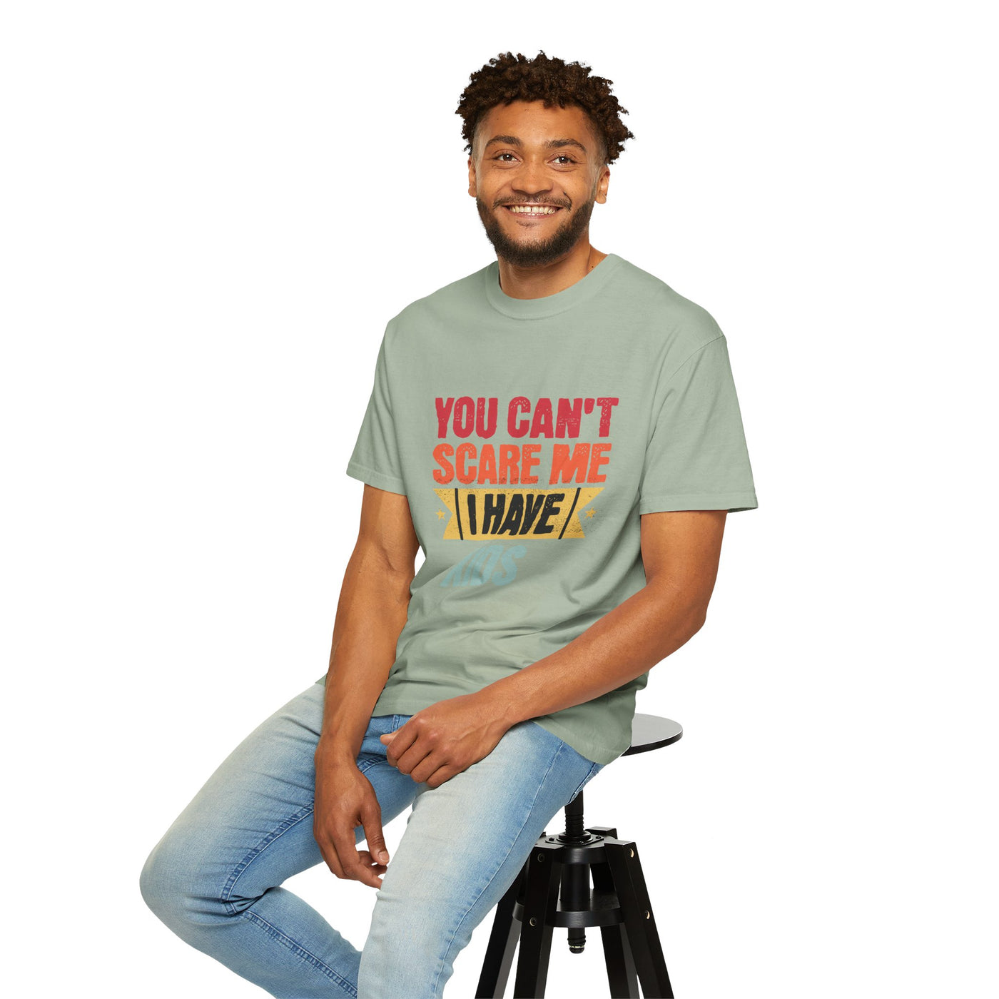 Funny Parent T-Shirt, You Can't Scare Me I Have Kids, Gift for Moms, Dads, Family Reunion, Humor Tee, Birthday Present