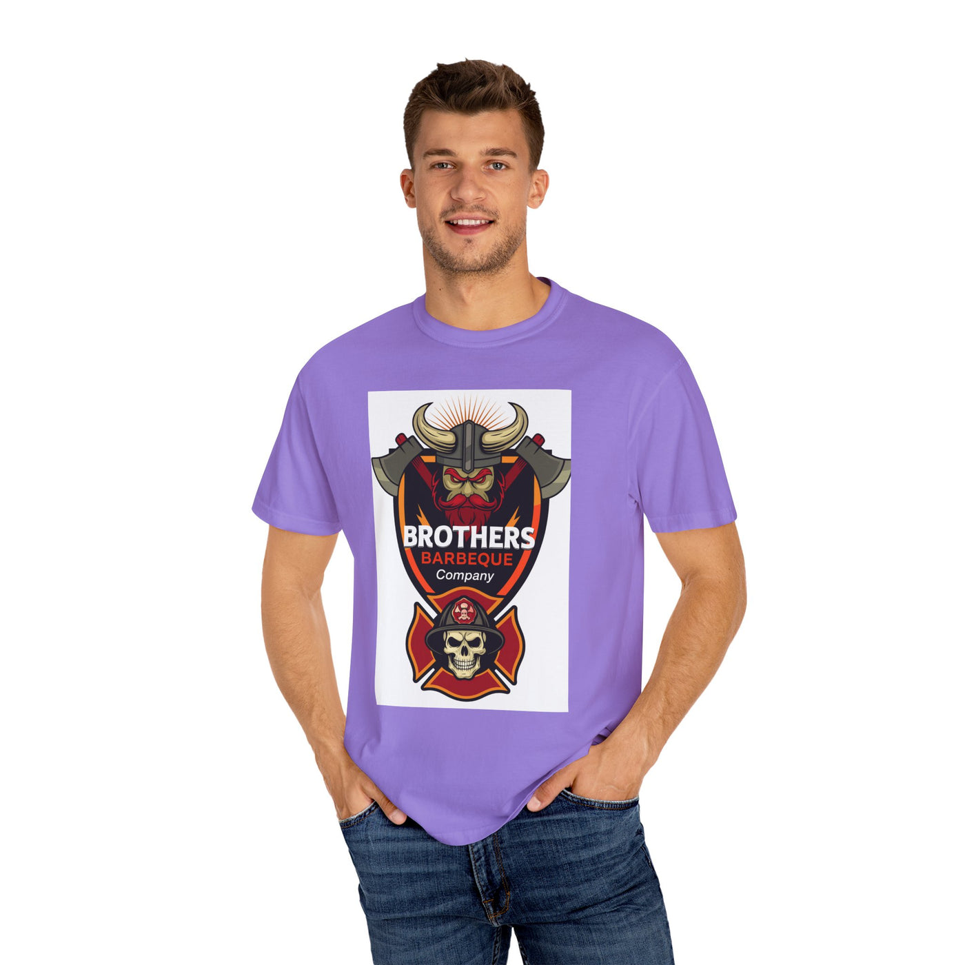 Firefighter Brotherhood T-Shirt | Gift for Firemen, Barbecue Apparel, Mental Health Awareness, Casual Wear, Unique Firefighter Gift