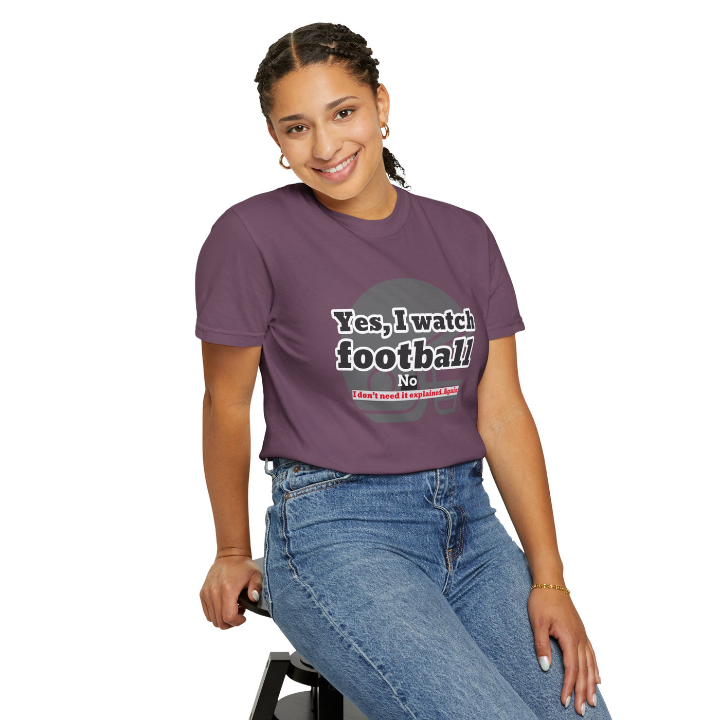 Football Fan T-Shirt, Unisex Casual Tee, Game Day Shirt, Sports Humor Top, Gift for Him or Her