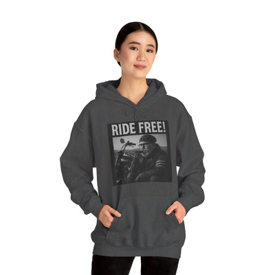 Ride Free! Unisex Heavy Blend Hooded Sweatshirt - Biker Style Hoodie, Motorcycle Apparel, Gift for Motorcycle Enthusiasts, Perfect for [...]