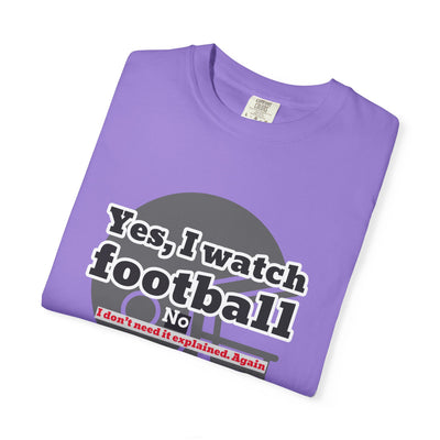 Football Fan T-Shirt, Unisex Casual Tee, Game Day Shirt, Sports Humor Top, Gift for Him or Her