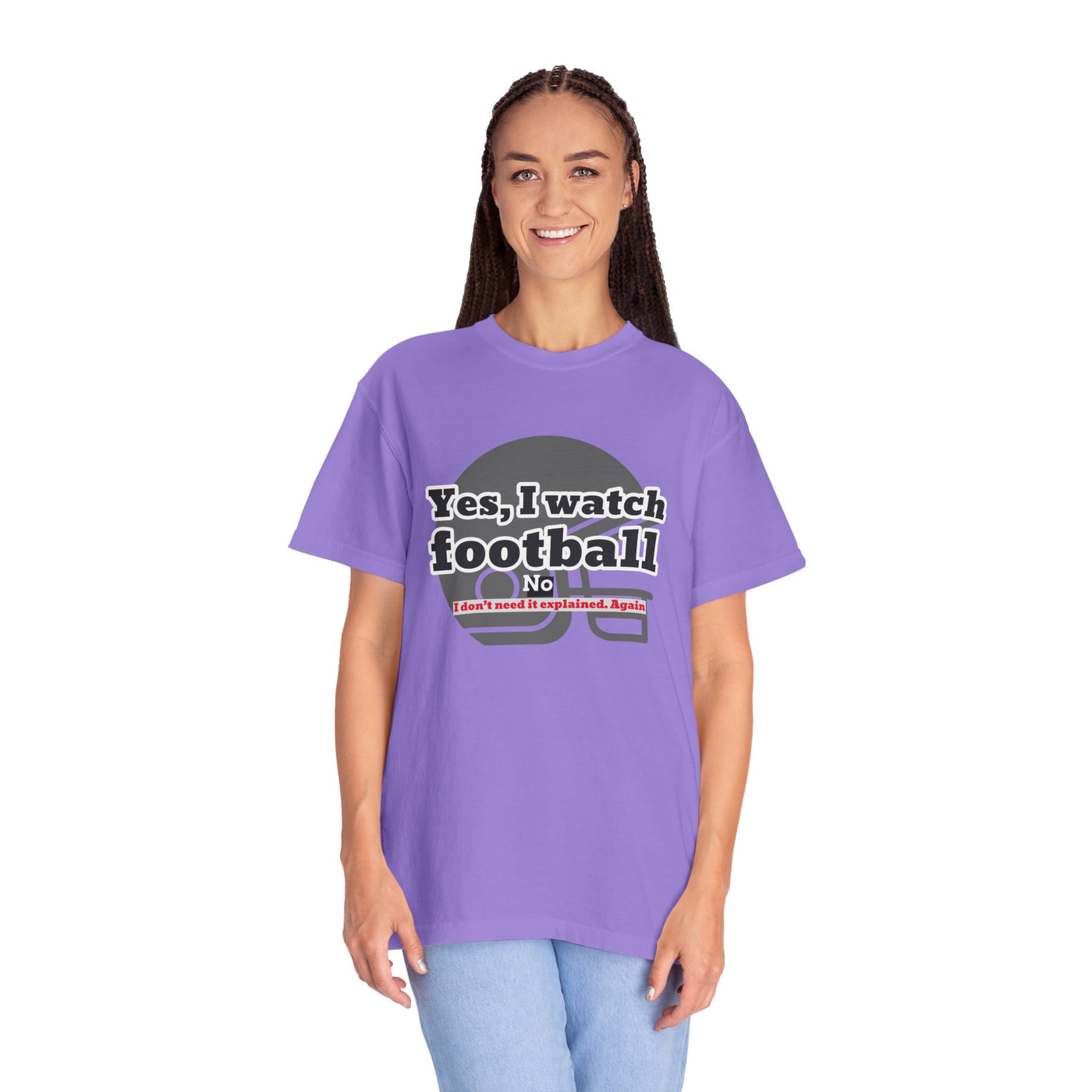 Football Fan T-Shirt, Unisex Casual Tee, Game Day Shirt, Sports Humor Top, Gift for Him or Her