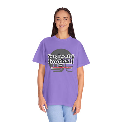 Football Fan T-Shirt, Unisex Casual Tee, Game Day Shirt, Sports Humor Top, Gift for Him or Her