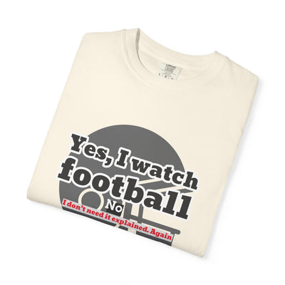 Football Fan T-Shirt, Unisex Casual Tee, Game Day Shirt, Sports Humor Top, Gift for Him or Her