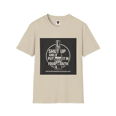 Funny Beer Quote Unisex T-Shirt, Humor Tee for Party, Birthday Gift, Barbecue, Casualwear, Beer Lover Apparel