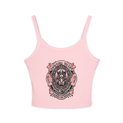 Stylish Cowgirl Heart Tank Top for Women, Cute Summer Shirt, Western Themed Apparel, Festival Clothing, Casual Outfit