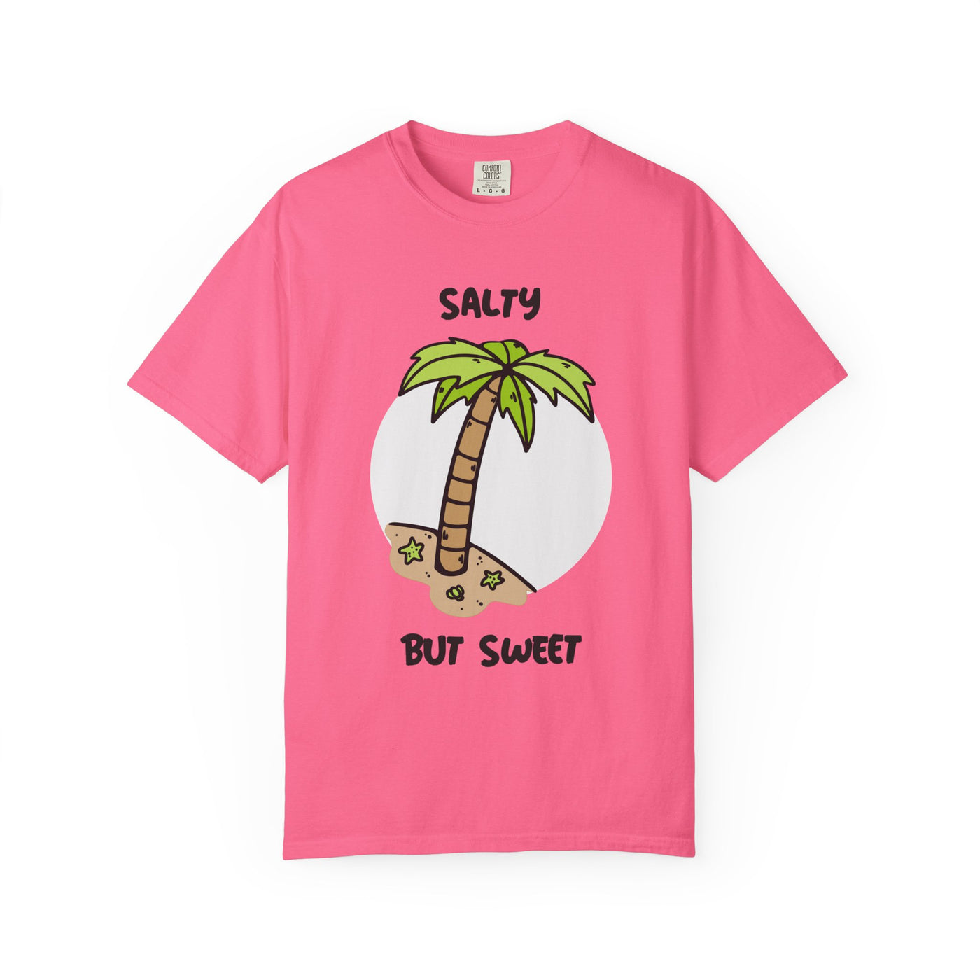 Salty But Sweet T-Shirt, Unisex Garment-Dyed Tee for Beach Lovers, Casual Summer Wear, Gift for Vacation, Ocean Vibes