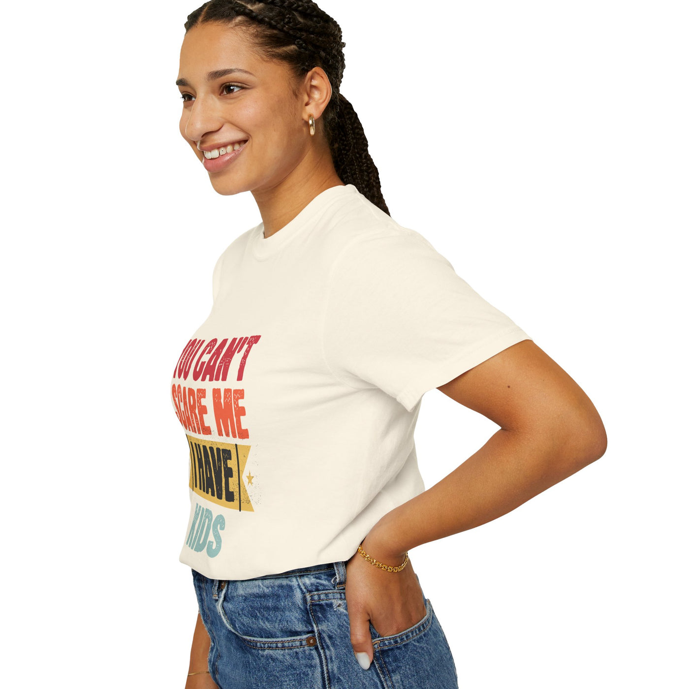 Funny Parent T-Shirt, You Can't Scare Me I Have Kids, Gift for Moms, Dads, Family Reunion, Humor Tee, Birthday Present