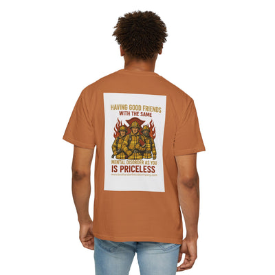 Firefighter Brotherhood T-Shirt | Gift for Firemen, Barbecue Apparel, Mental Health Awareness, Casual Wear, Unique Firefighter Gift