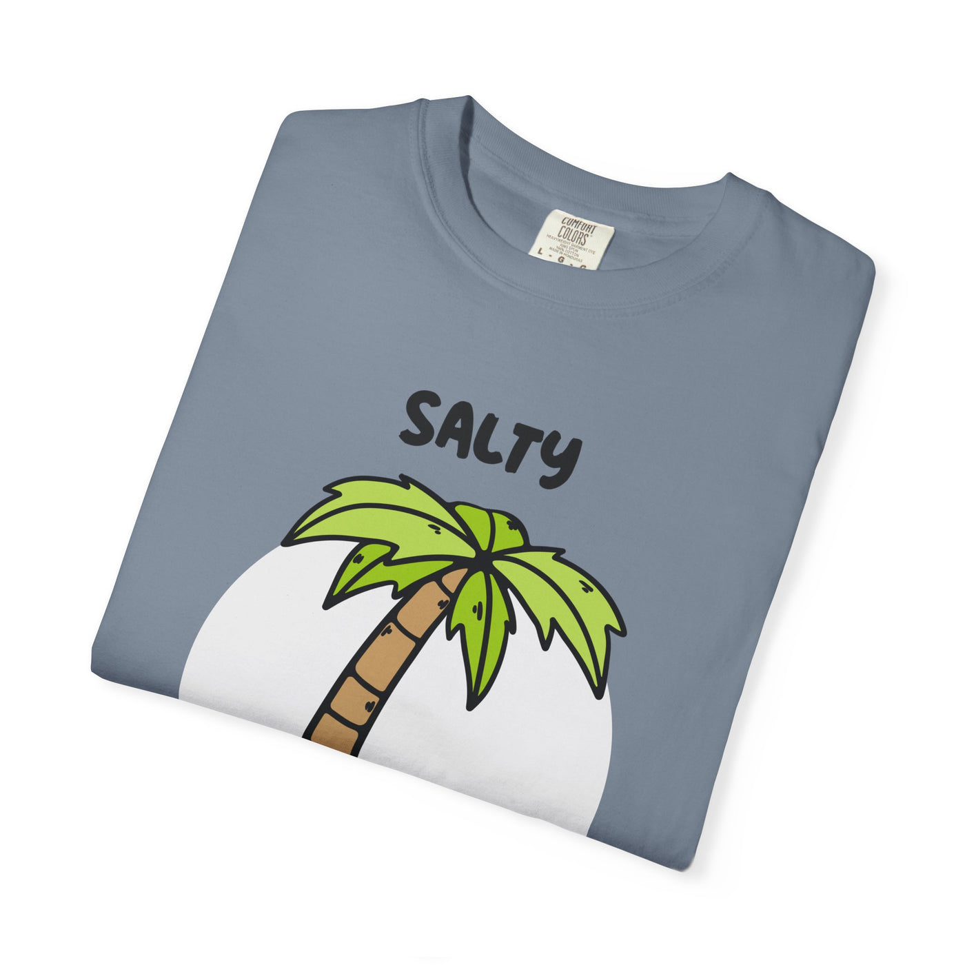 Salty But Sweet T-Shirt, Unisex Garment-Dyed Tee for Beach Lovers, Casual Summer Wear, Gift for Vacation, Ocean Vibes