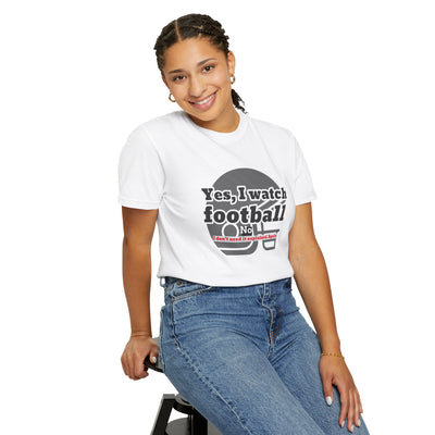 Football Fan T-Shirt, Unisex Casual Tee, Game Day Shirt, Sports Humor Top, Gift for Him or Her