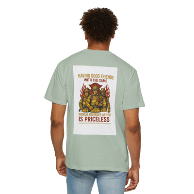 Firefighter Brotherhood T-Shirt | Gift for Firemen, Barbecue Apparel, Mental Health Awareness, Casual Wear, Unique Firefighter Gift