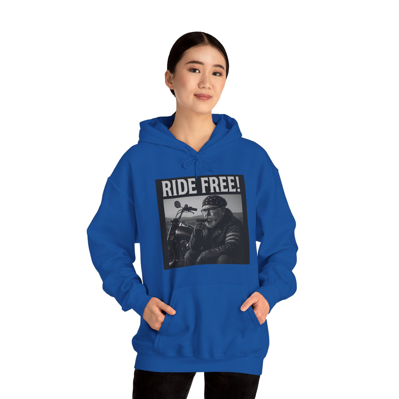 Ride Free! Unisex Heavy Blend Hooded Sweatshirt - Biker Style Hoodie, Motorcycle Apparel, Gift for Motorcycle Enthusiasts, Perfect for [...]